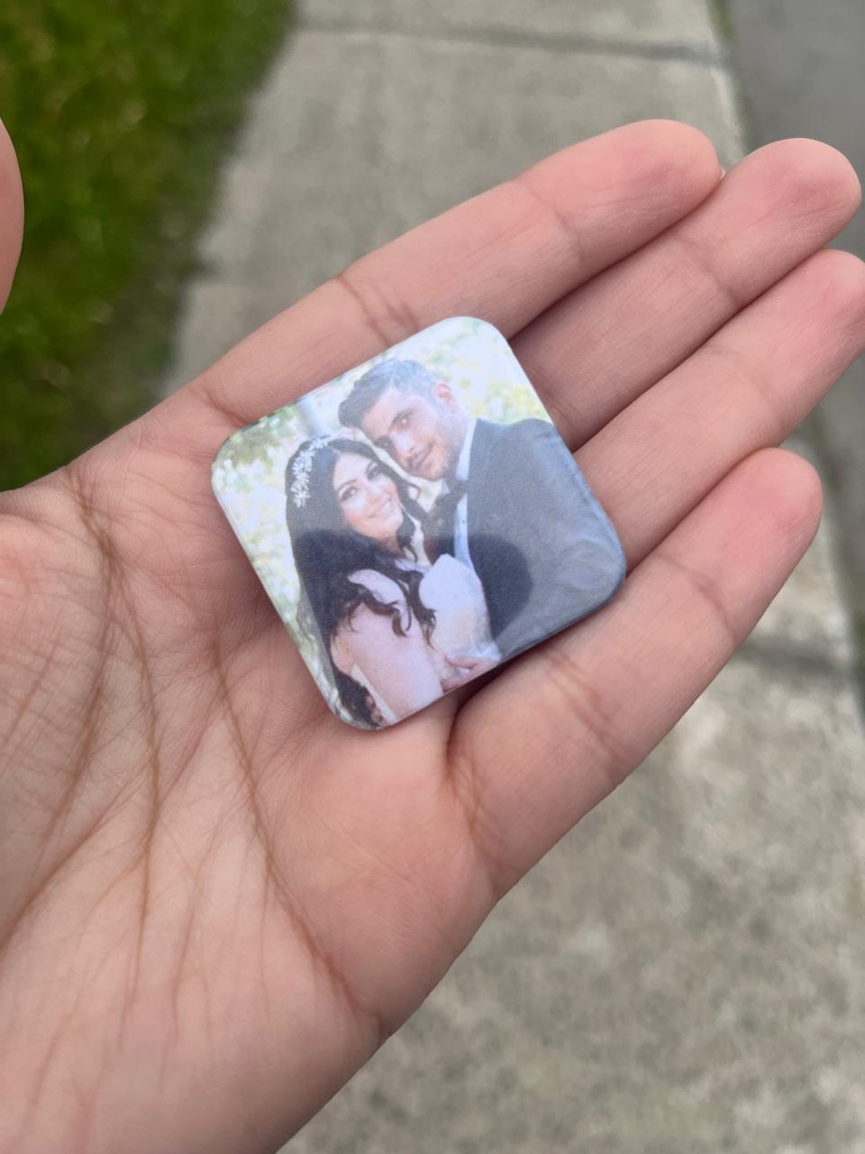 Set of 9 Personalized square Magnets