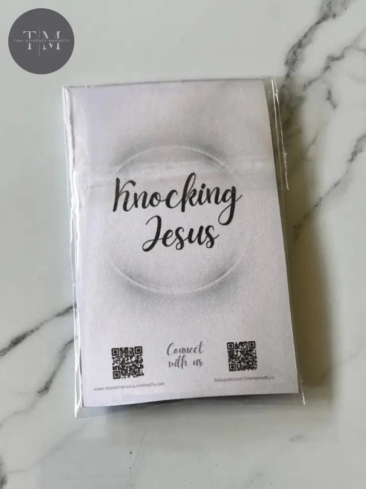 Knocking Jesus Fridge Magnet