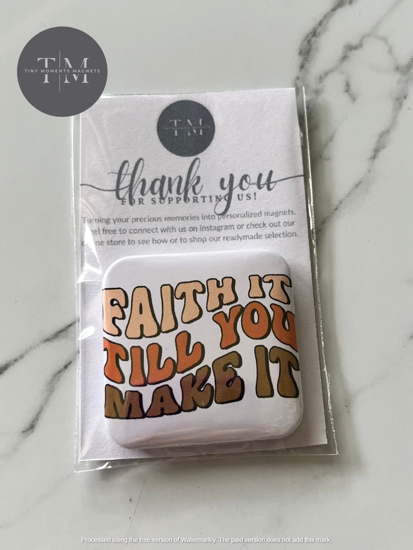 Faith it till you make it