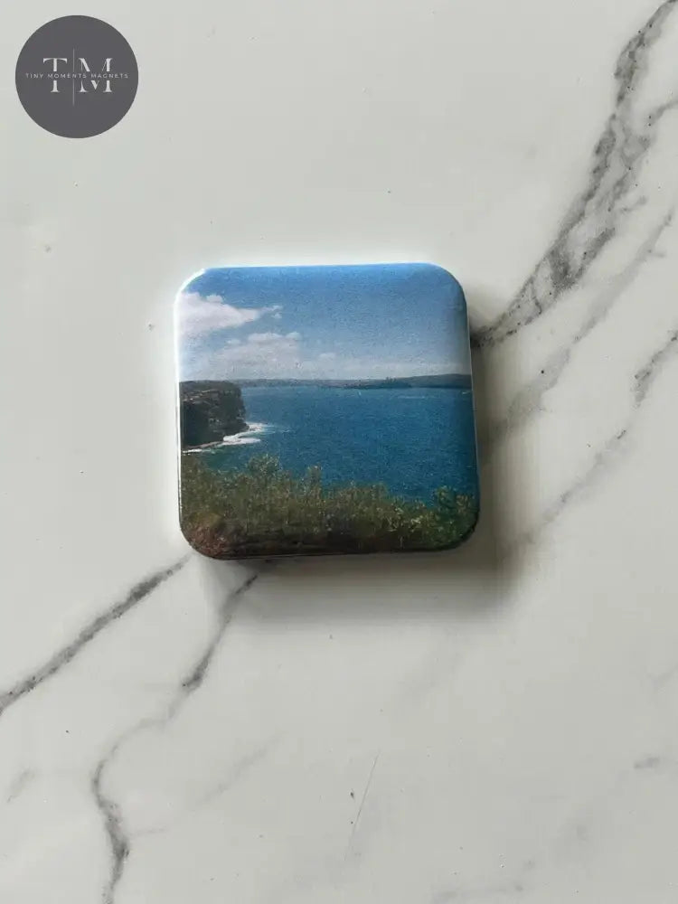 Greece Cliff Fridge Magnet