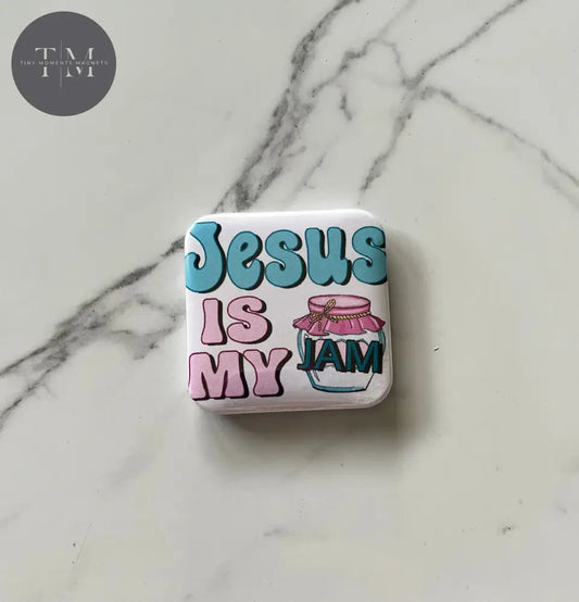 Jesus Is My Jam Fridge Magnet