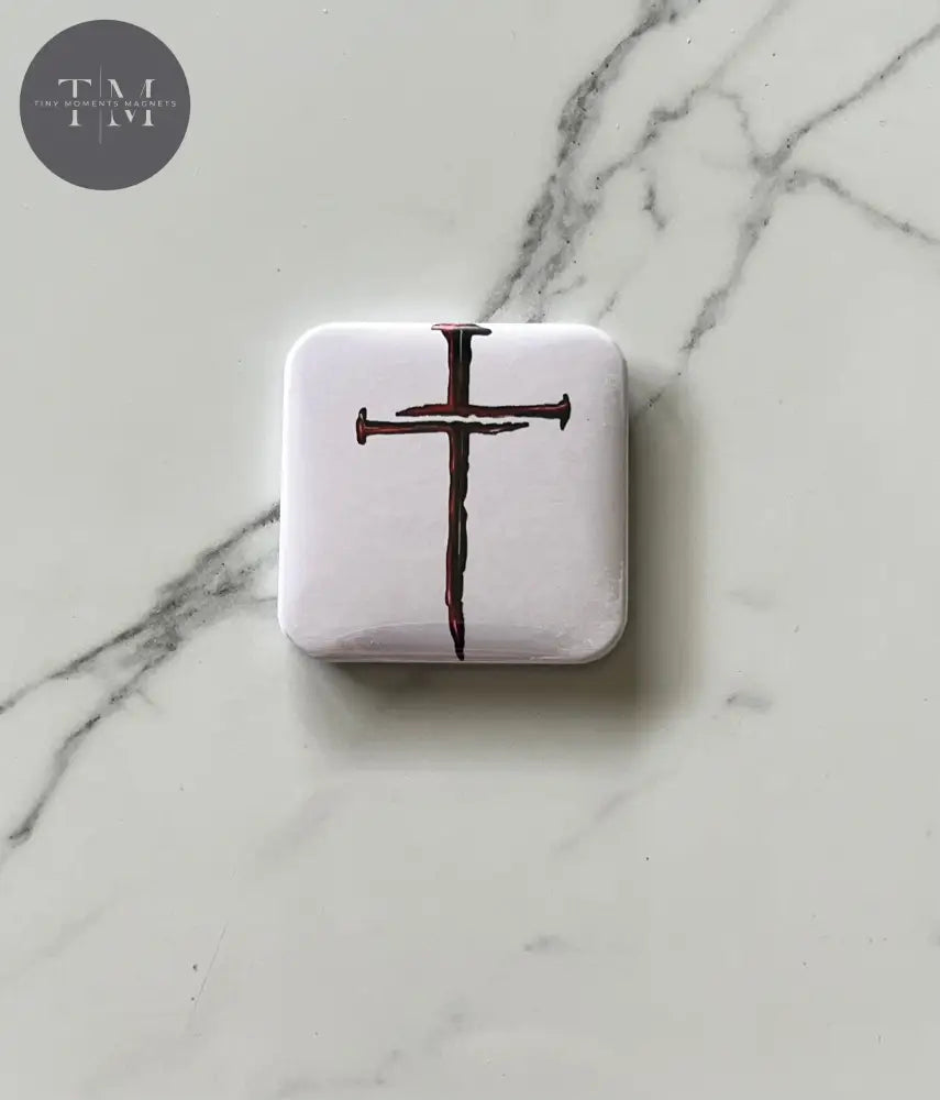 Nail Cross Fridge Magnet